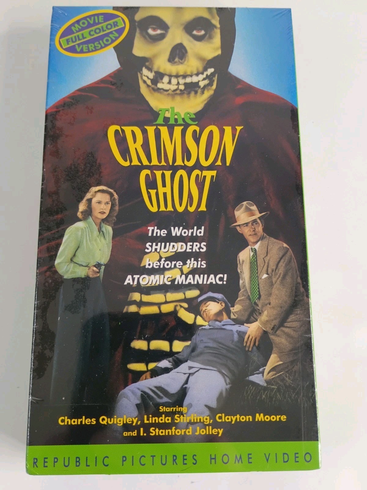 The Crimson Ghost vhs tape Republic Pictures Misfits Factory Sealed