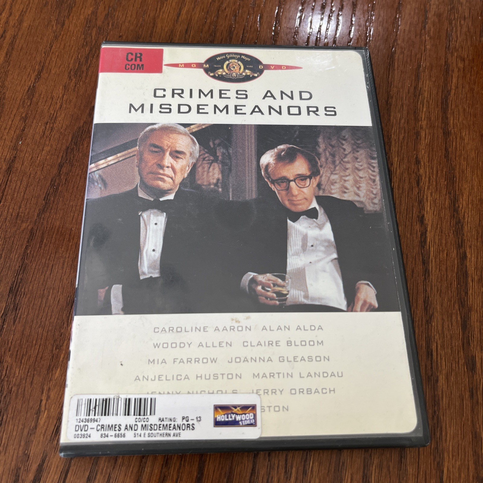 Crimes and Misdemeanors (DVD, 1989) Woody Allen, Martin Landau