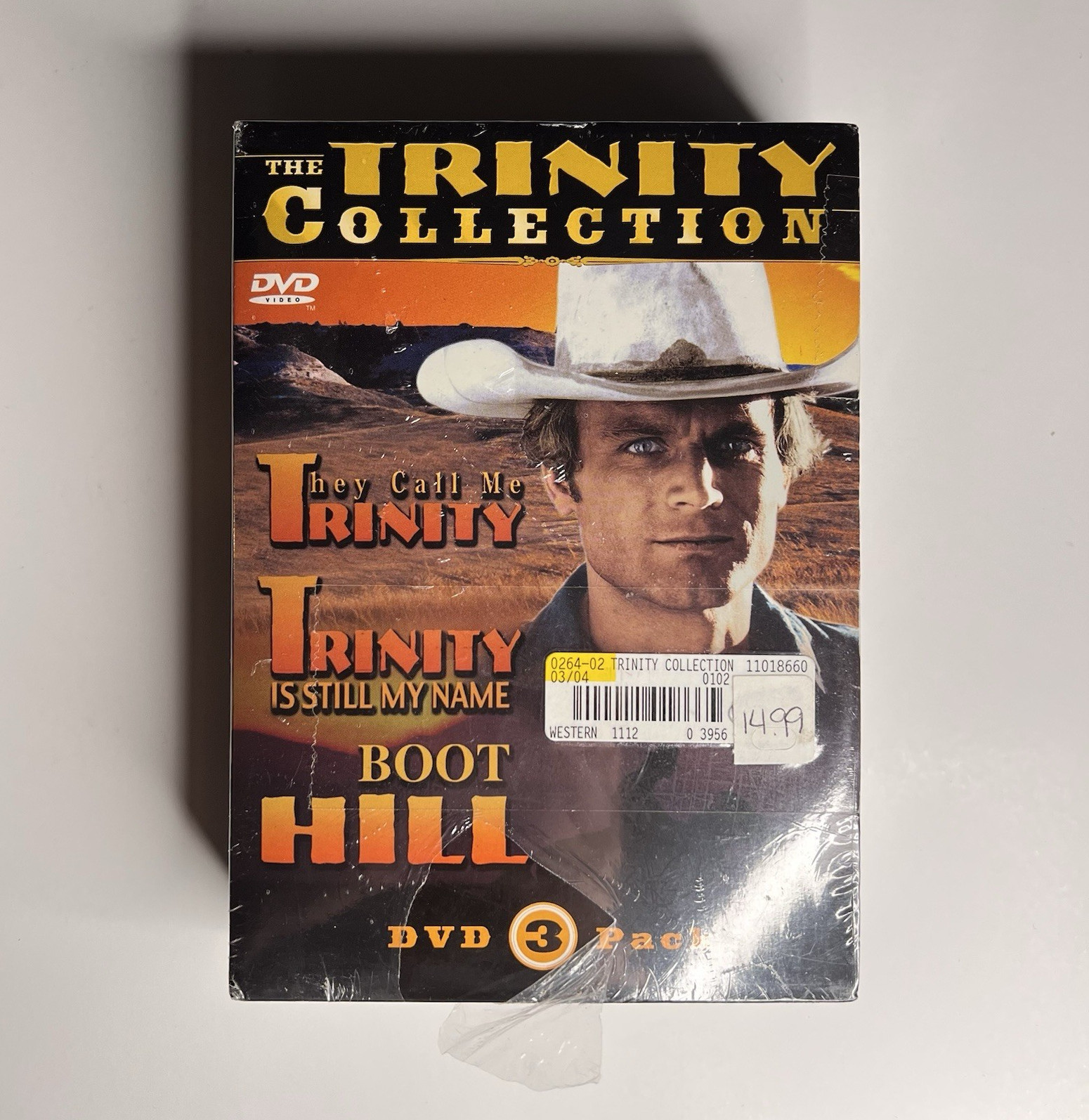 The Trinity Collection DVD 3 Pack Terence Hill Bud Spencer Western Box Set OOP