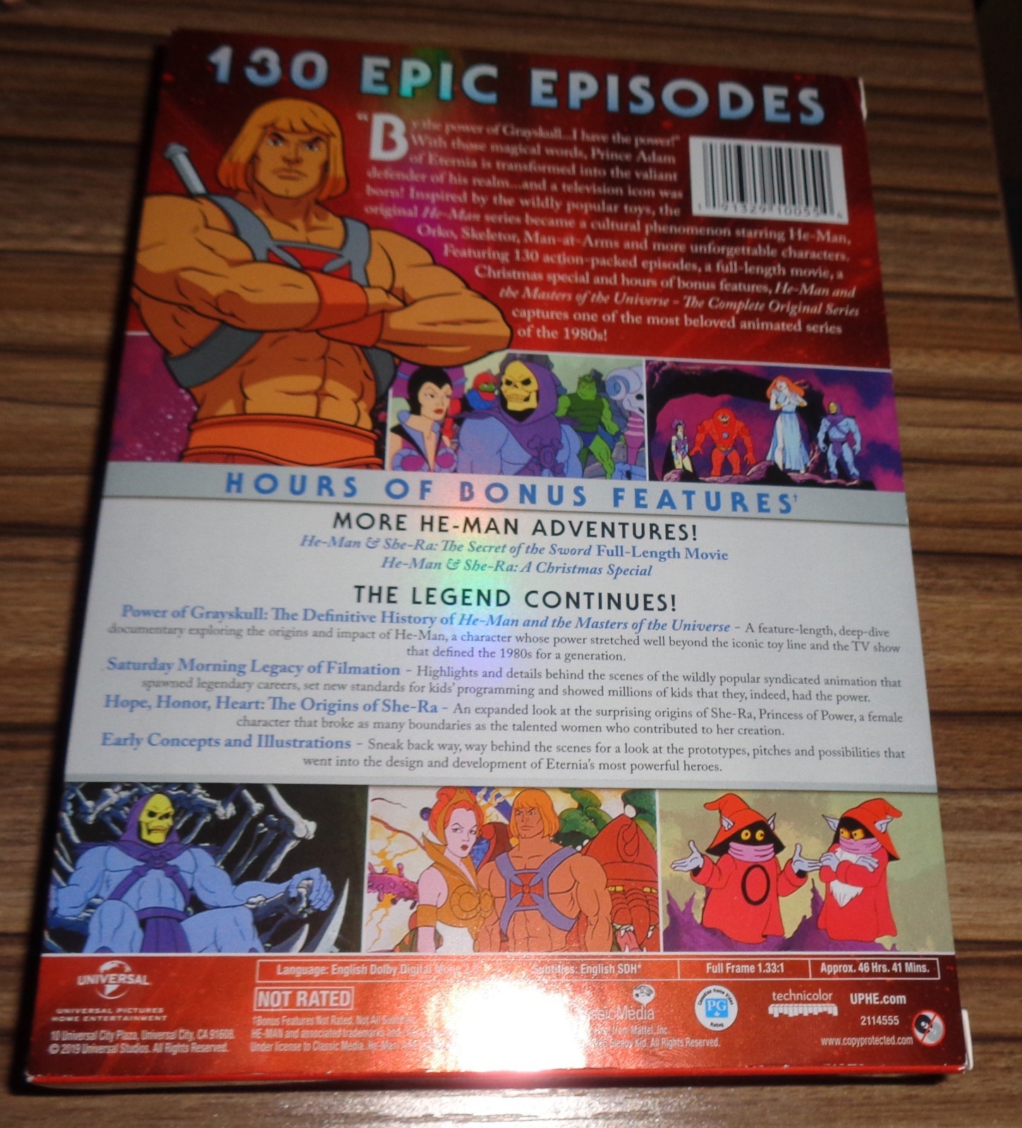 HE MAN AND THE MASTERS OF THE UNIVERSE COMPLETE SERIES DVD