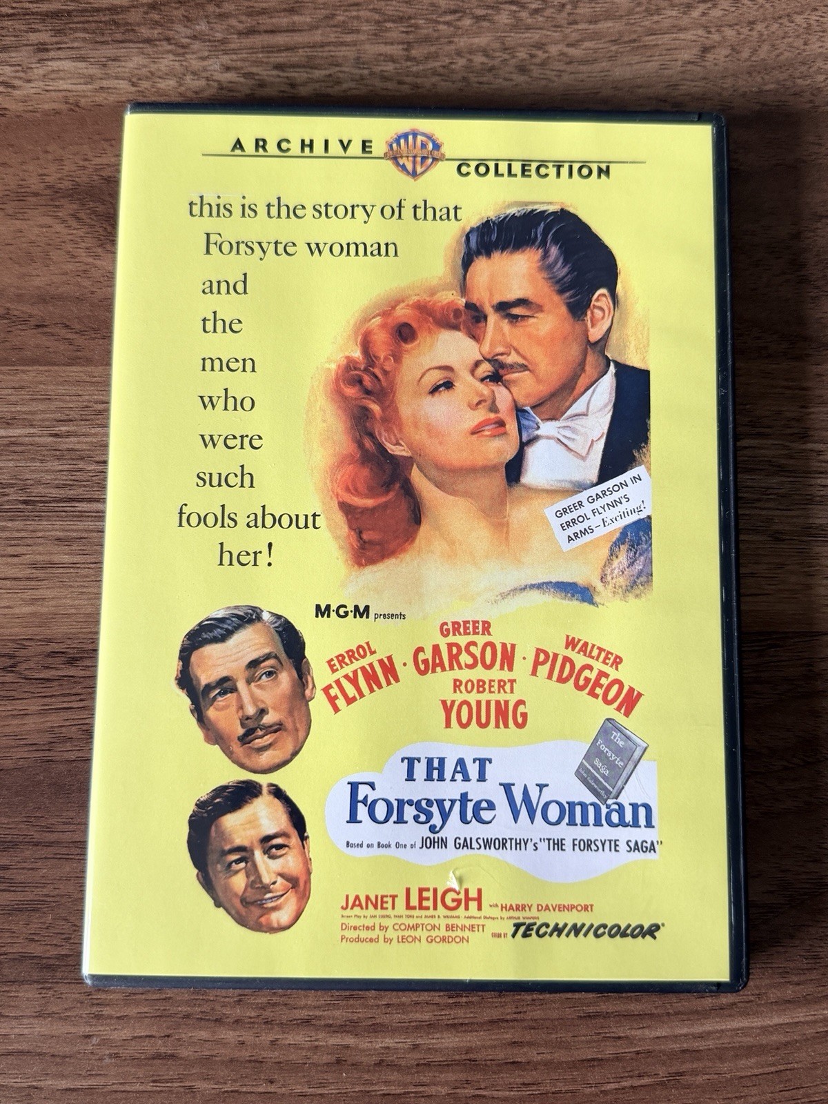 That Forsyte Woman – 1949 – DVD – Errol Flynn – Greer Garson – Z5