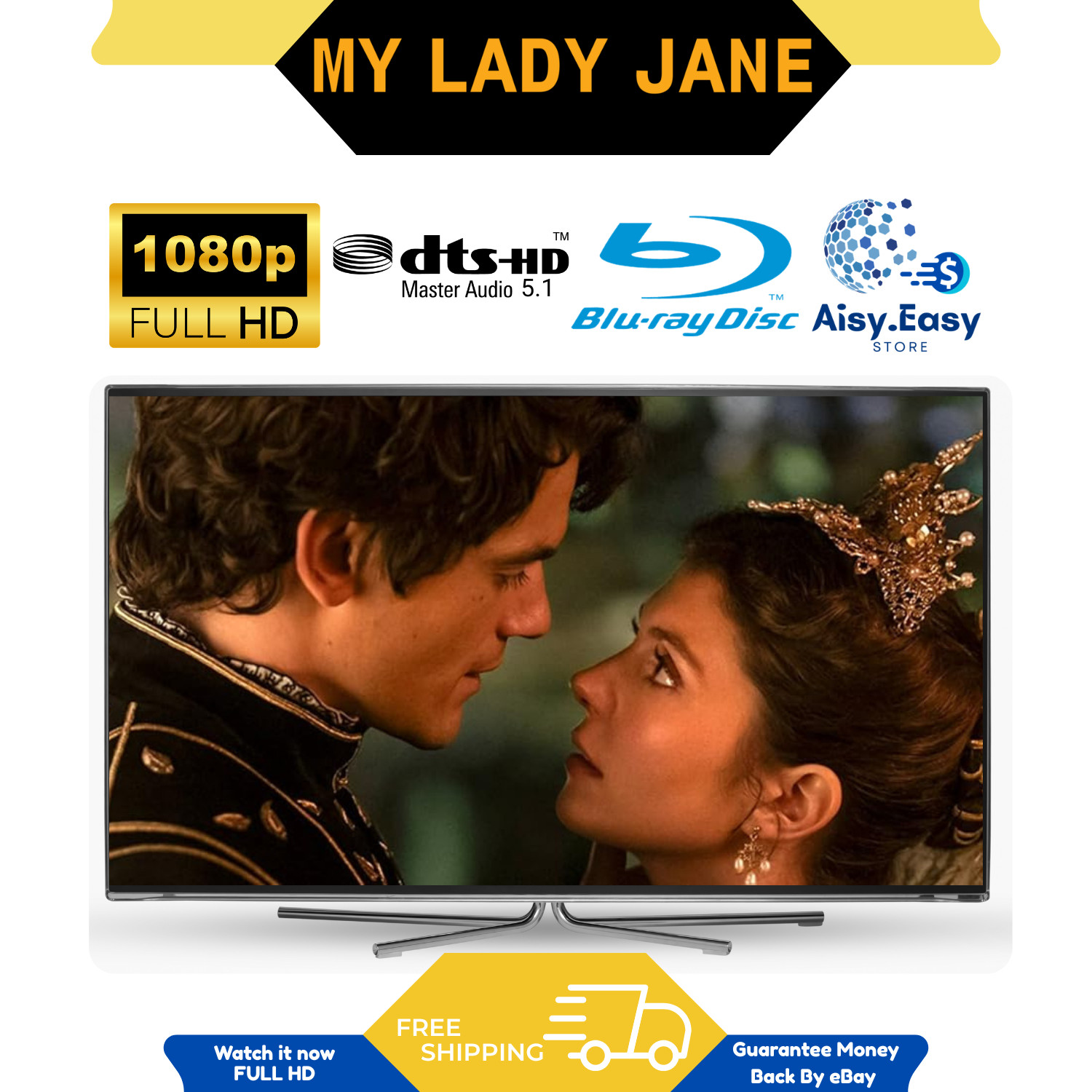 My Lady Jane Complete Season 1 Drama Comedy Romance History Region Free Blu Ray