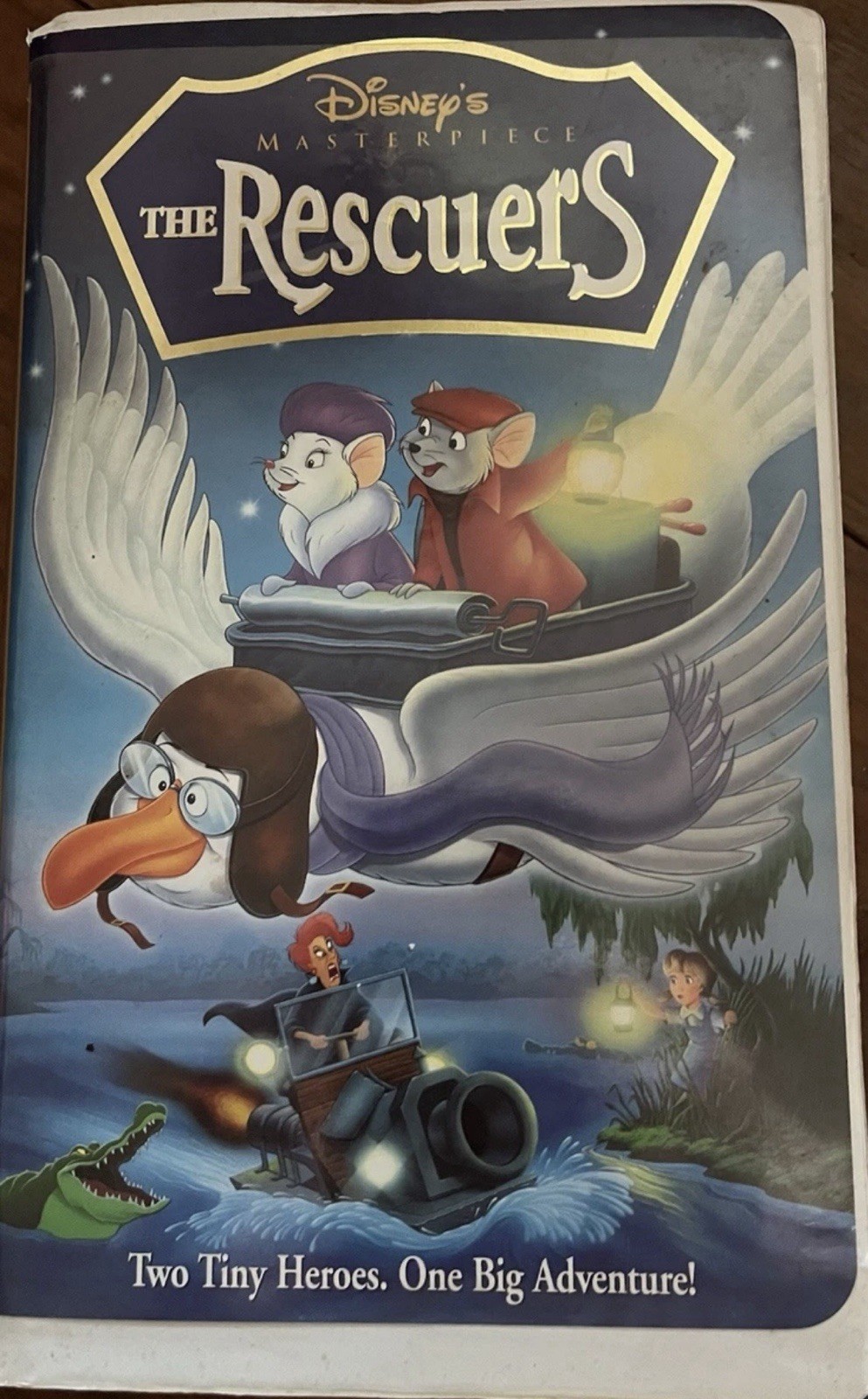 Disney “ THE RESCUERS” VHS Used CLAMMSHELL Ed. 77 min . Eva Gabor,Bob Newhart