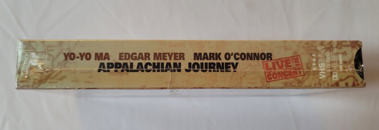 Appalachian Journey (VHS, 2000) Yo-Yo Ma Edgar Meyer James Taylor SEALED