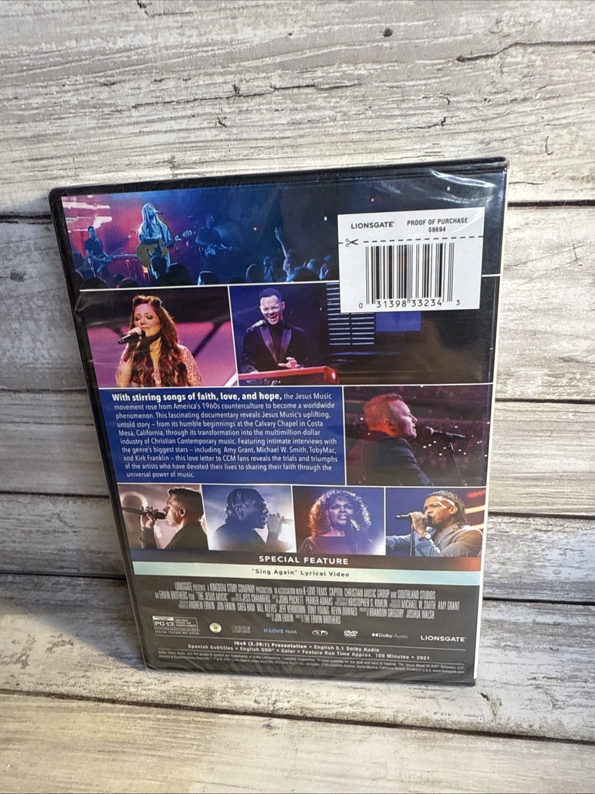 The Jesus Music (DVD) New Sealed The Soundtrack Of A Movement Faith Love Hope