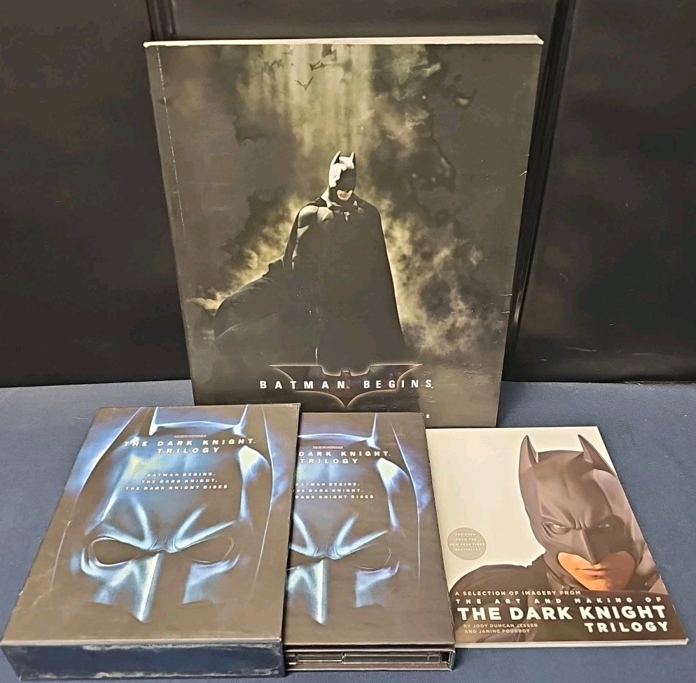The Dark Knight Trilogy (Blu-Ray Box Set) 5-Disc Collection + Begins Movie Guide