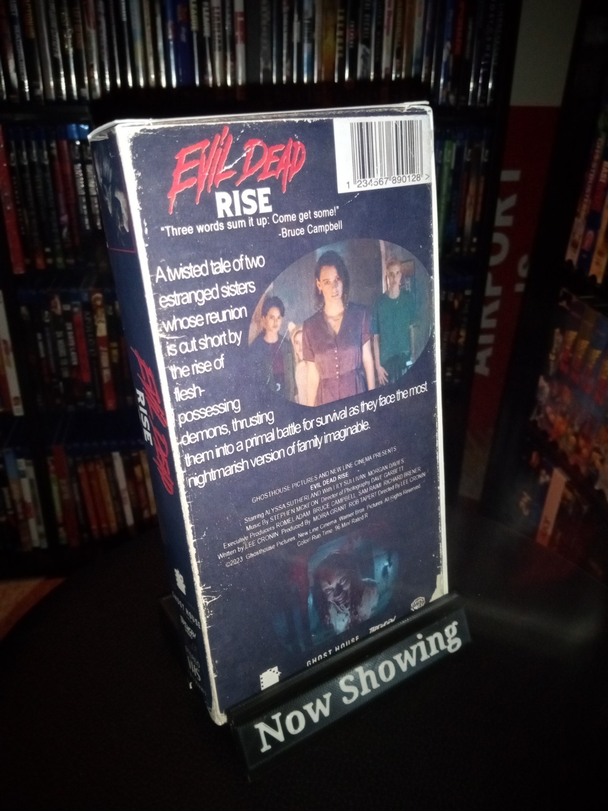 Evil Dead Rise Custom VHS Tapeworm Video OOP HTF RARE Horror Vhs