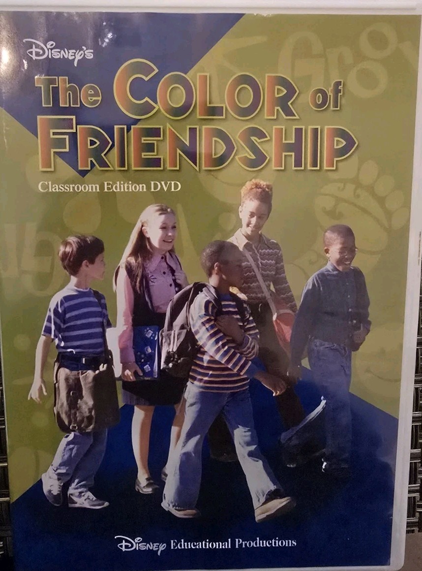 RARE Disney’s The Color of Friendship Classroom Edition 2005 DVD NEW Never Used