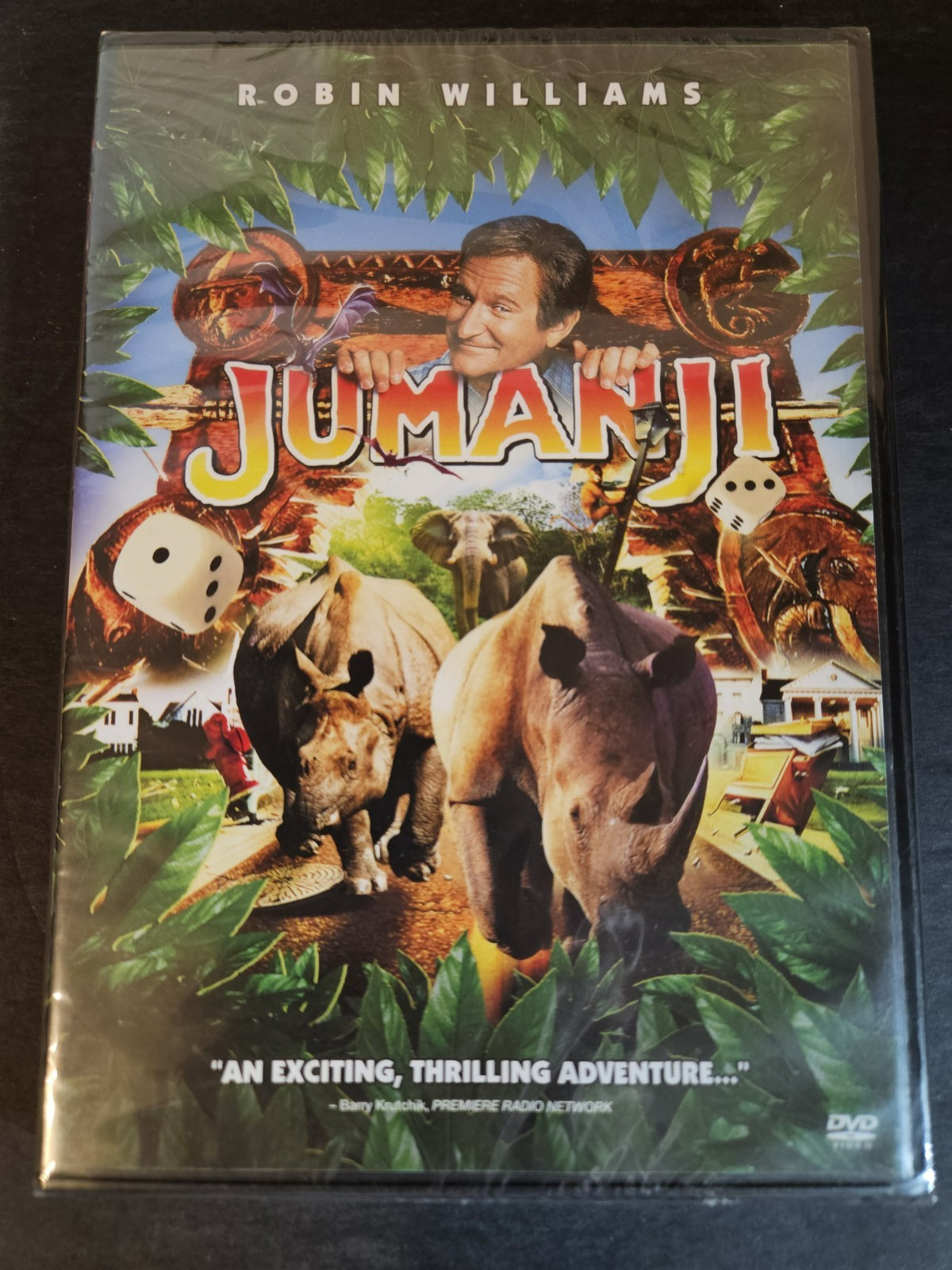 NEW FACTORY SEALED DVD – Jumanji Starring Robin Williams w/Special Features