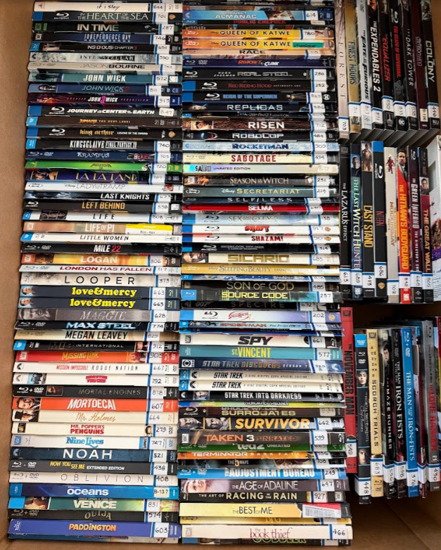 Blu-ray Slipcovers Only – NO MOVIES/ DISCS/ Free Shipping Covered! $3.50 Each!!