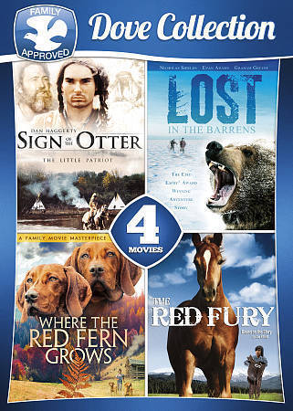 DVD 4-Movie Dove Collection: Volume 5 Where The Red Fern Grows, Red Fury, More