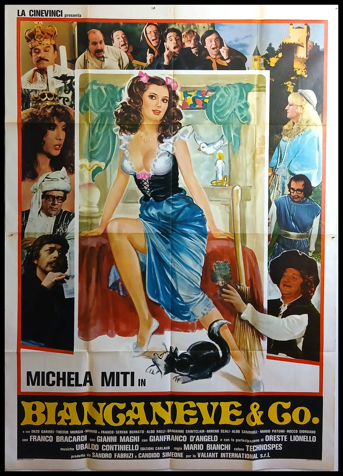 cm.140×200-BIANCANEVE & CO.-MICHELA MITI-BIANCHI-COMMEDIA SEXY-O64-ITA-1