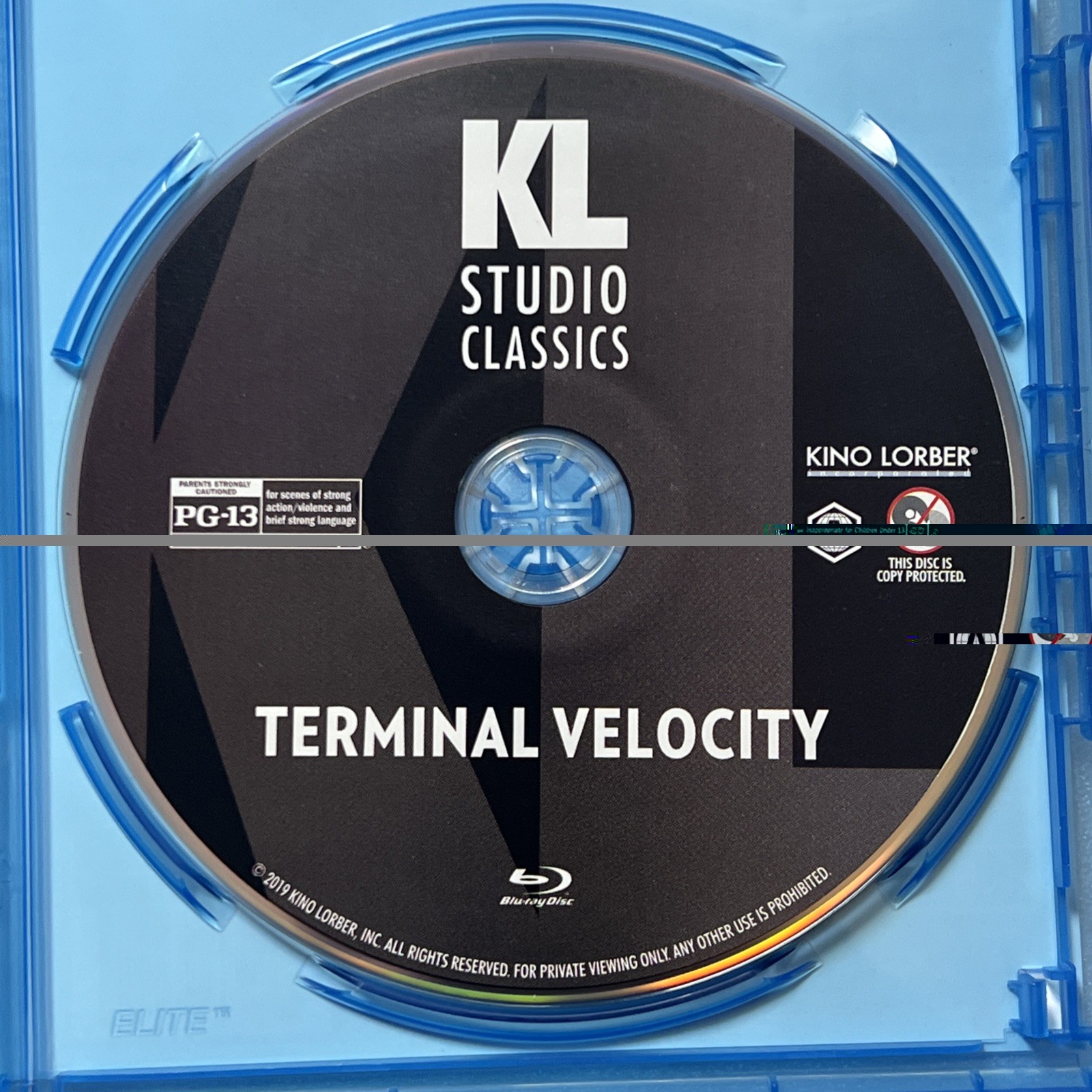 Terminal Velocity (KL Studio Classics Blu-ray, 1994) Very Rare OOP Charlie Sheen