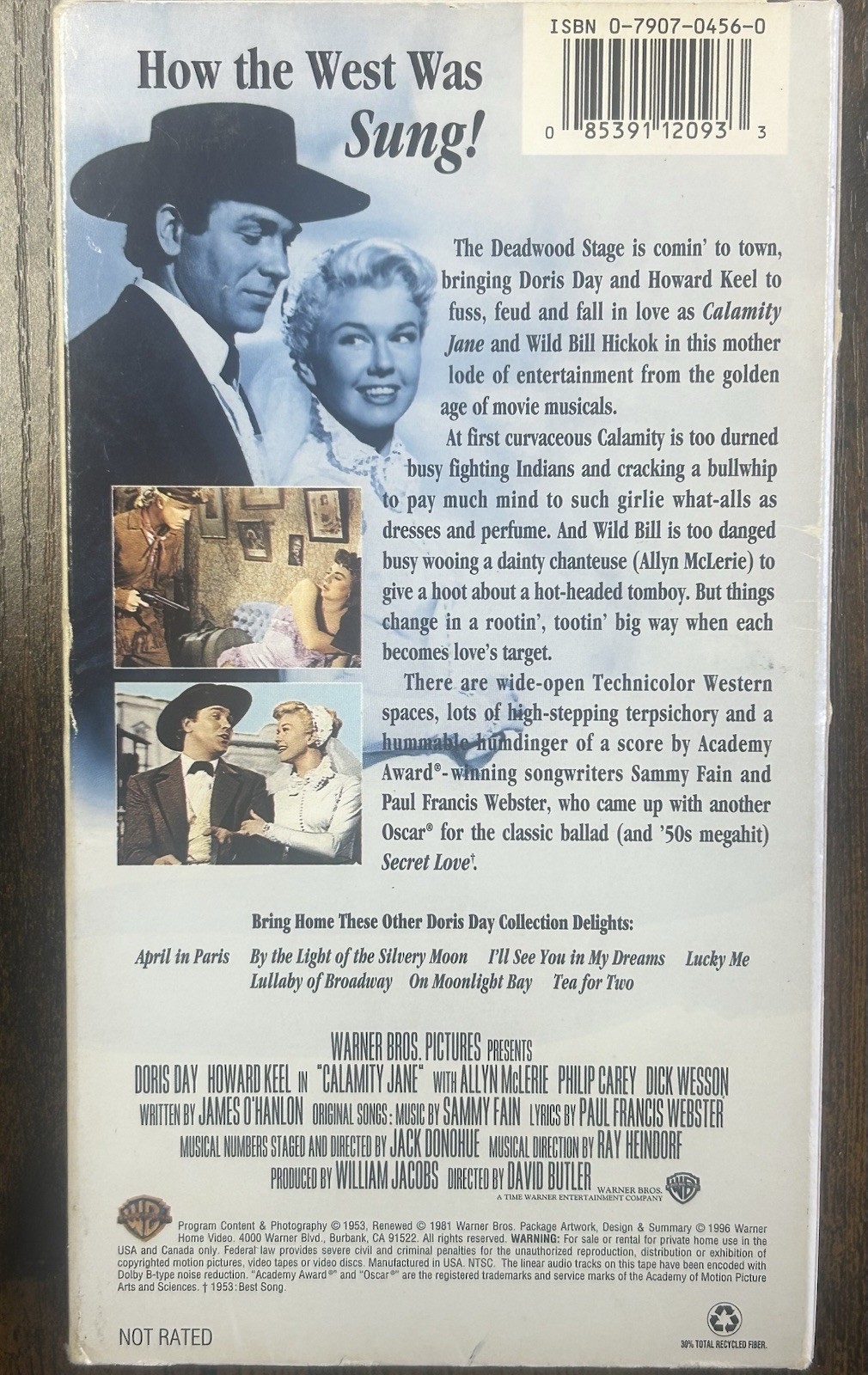 Calamity Jane (VHS, 2000, Classic Musicals) B29
