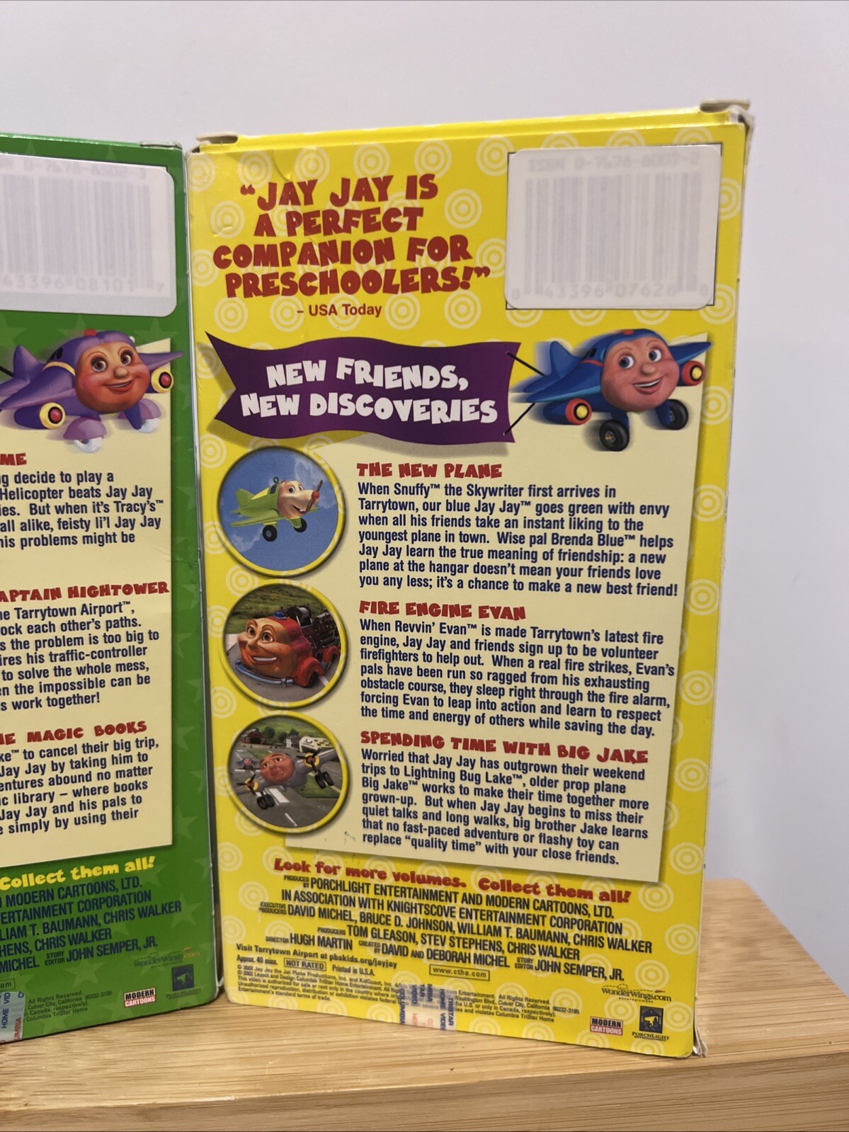 Jay Jay The Jet Plane Lot Of 2 Vintage VHS Tapes 6 Episodes Total 80 Minutes