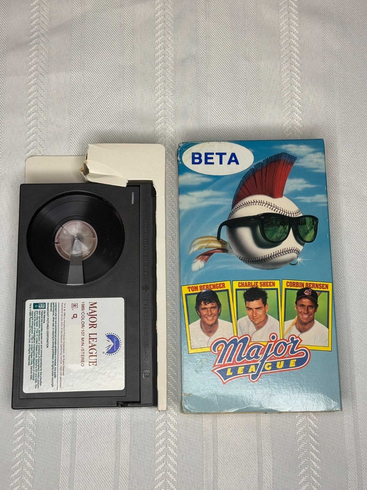 BETAMAX BETA Major League tape. Tested