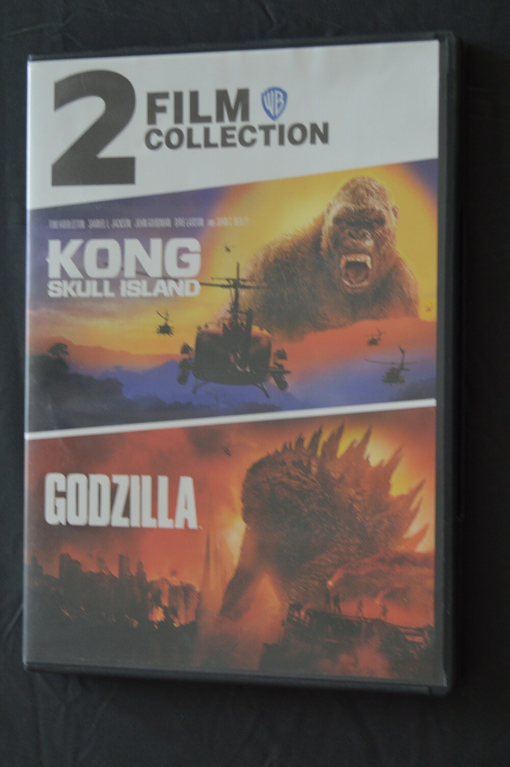 2 Film Collection : Kong Skull Island (2017) & Godzilla (2014)(DVD, 2020) NEW