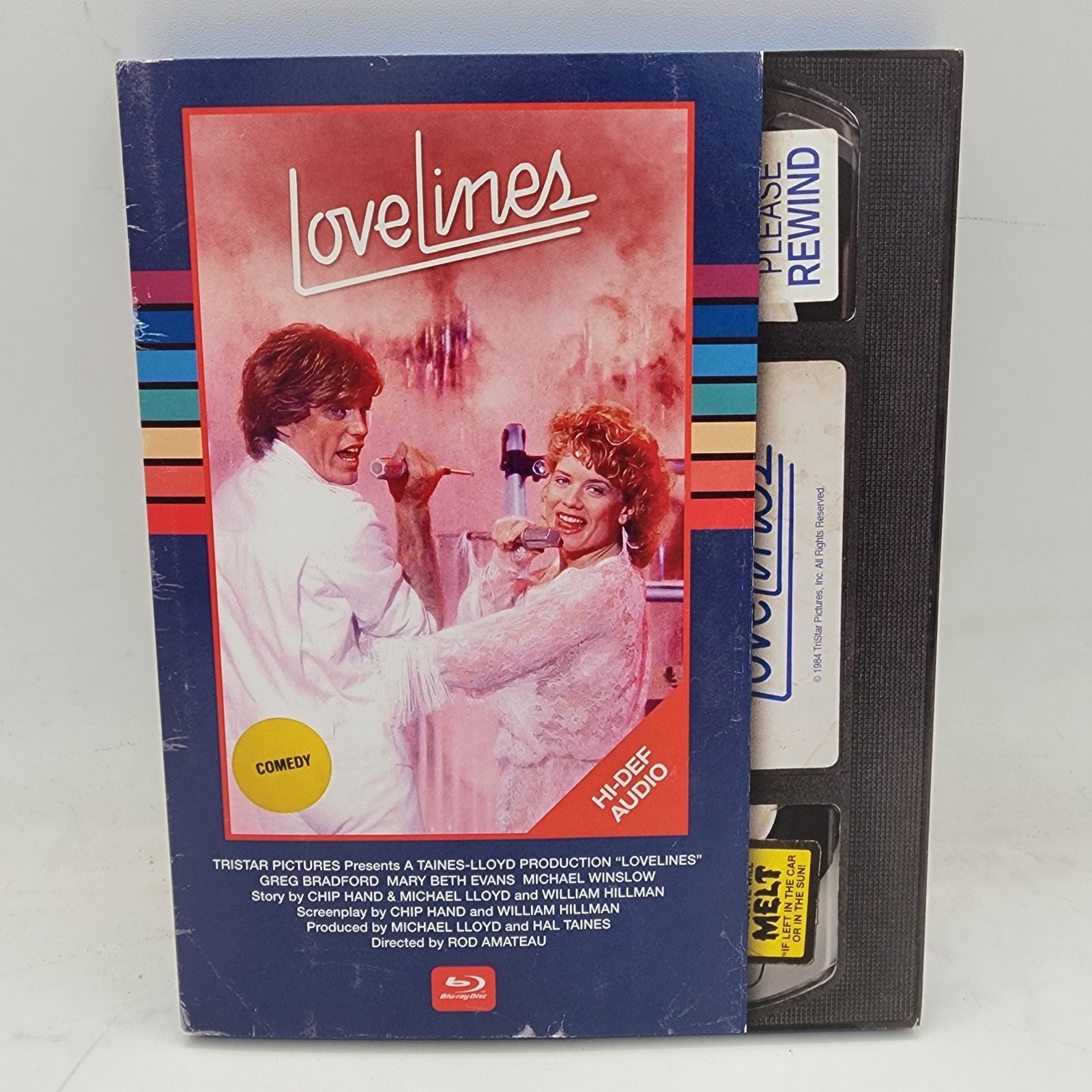 Lovelines Blu-ray Like New Retro VHS Package