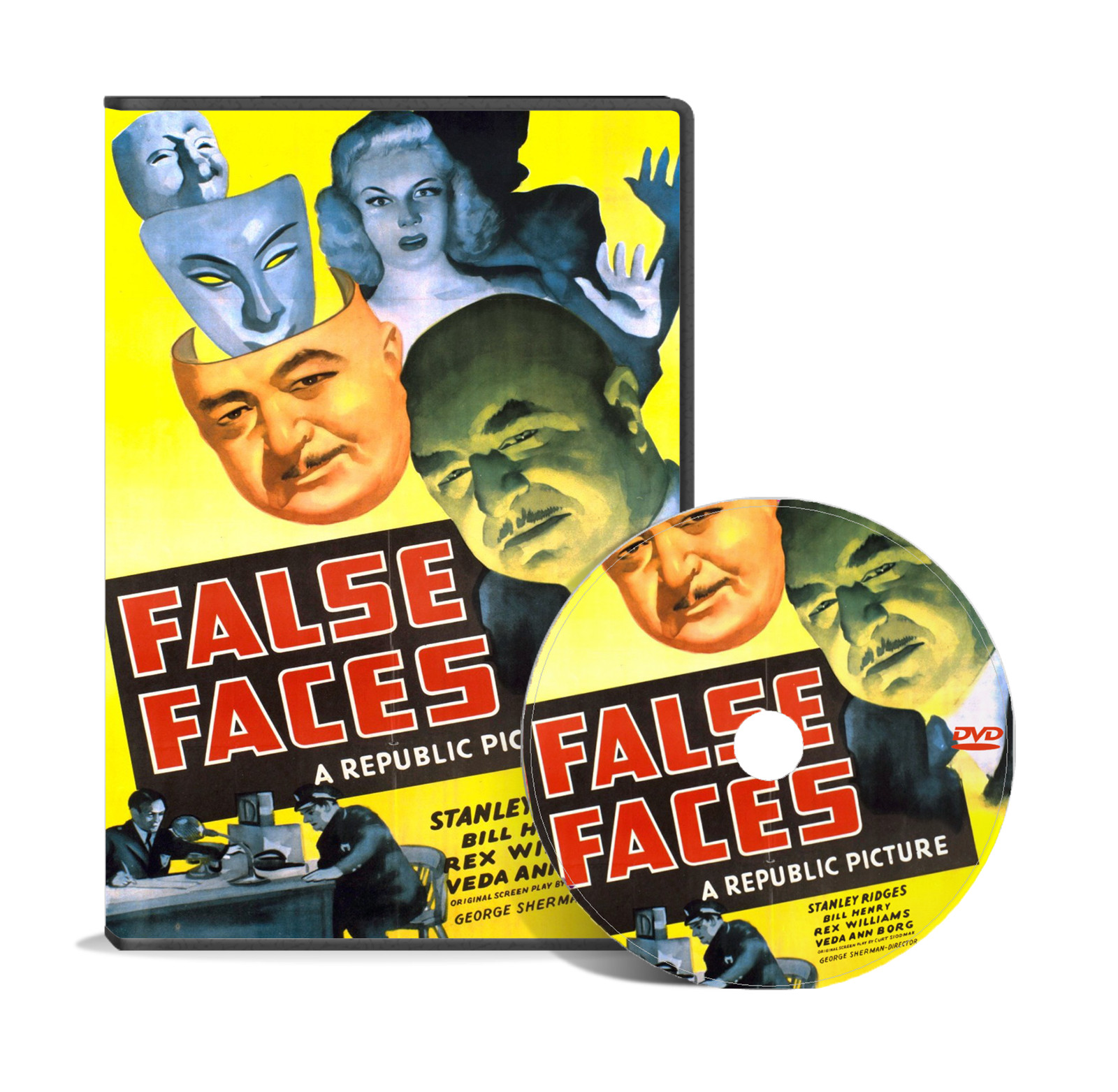 False Faces (1943) Mystery DVD