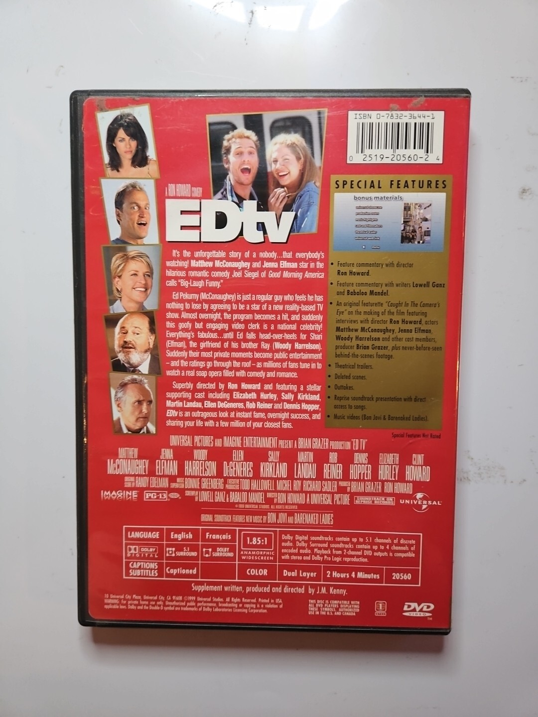 EDtv (DVD, 1999) Collector’s Edition 