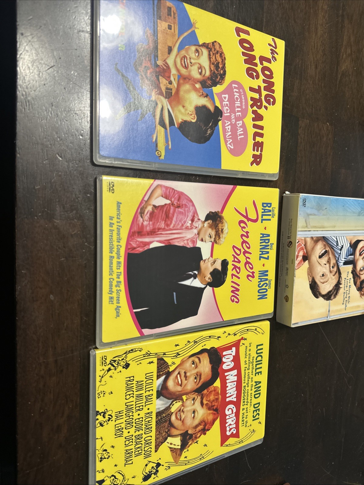 Lucy & Desi Collection DVD Too Many Girls The Long Long Trailer Forever Darling