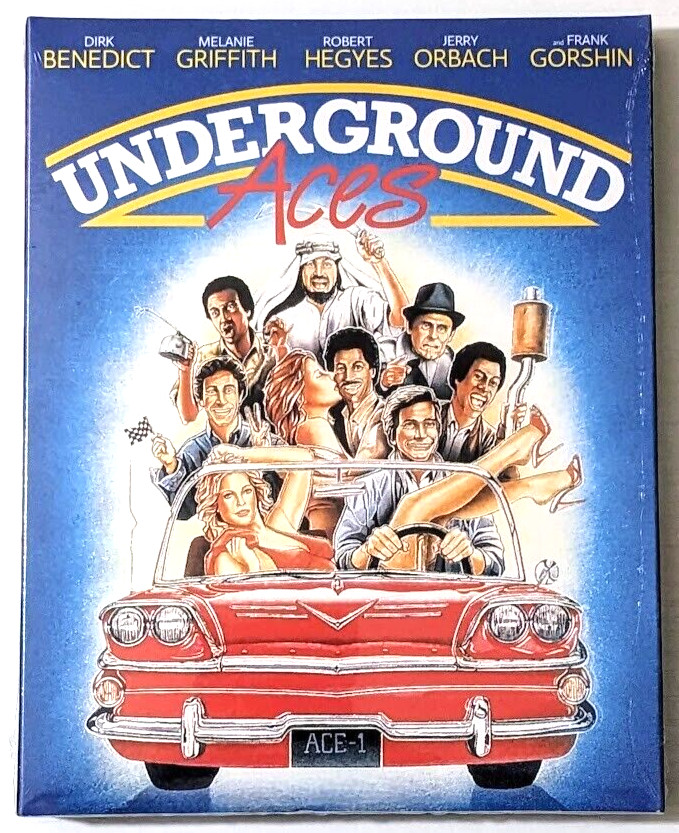 Underground Aces (Blu-ray + Slipcover, 1981) Factory Sealed