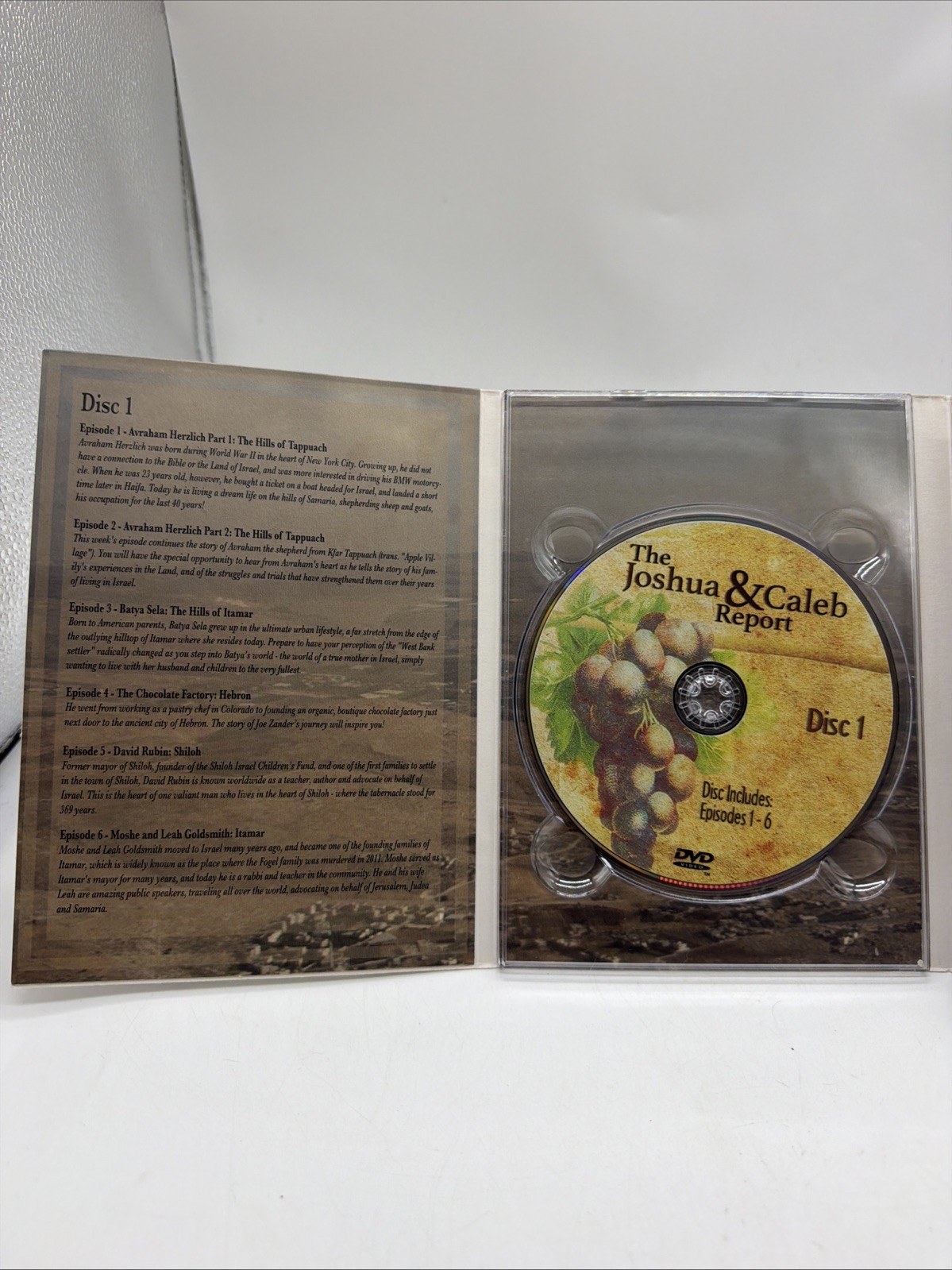 Joshua And Caleb Report Season 1 DVD Stories from the Heartland of Israel