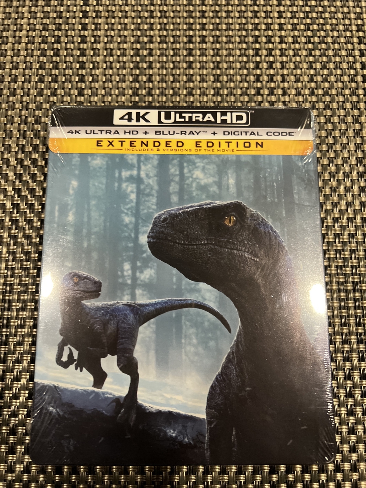 Jurassic World Dominion Limited Edition SteelBook 4K UHD+Blu-ray No Digital Code
