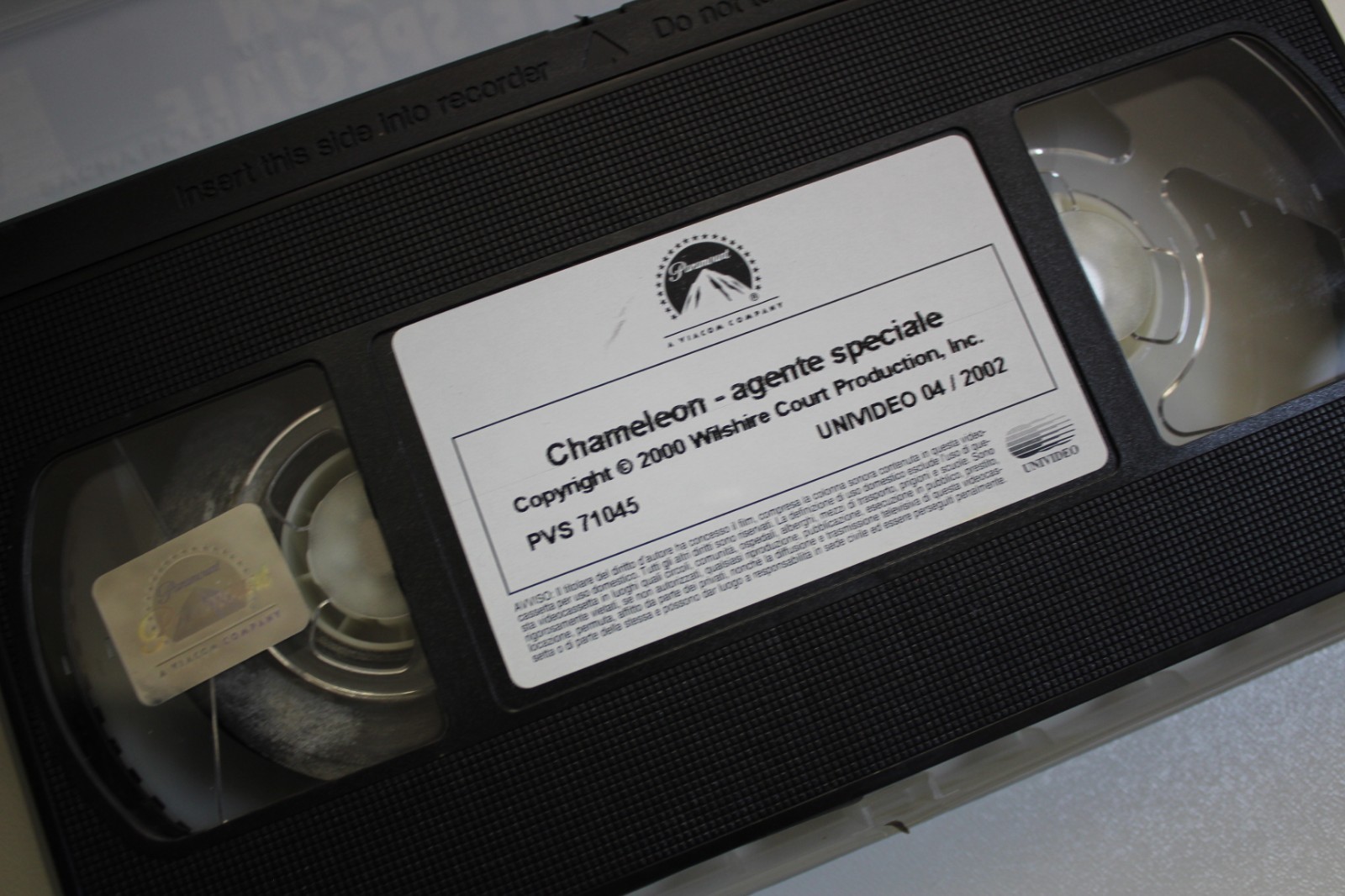MovieFair CHAMELEON AGENTE SPECIALE (2000),VHS PARAMOUNT,BOBBIE PHILLIPS