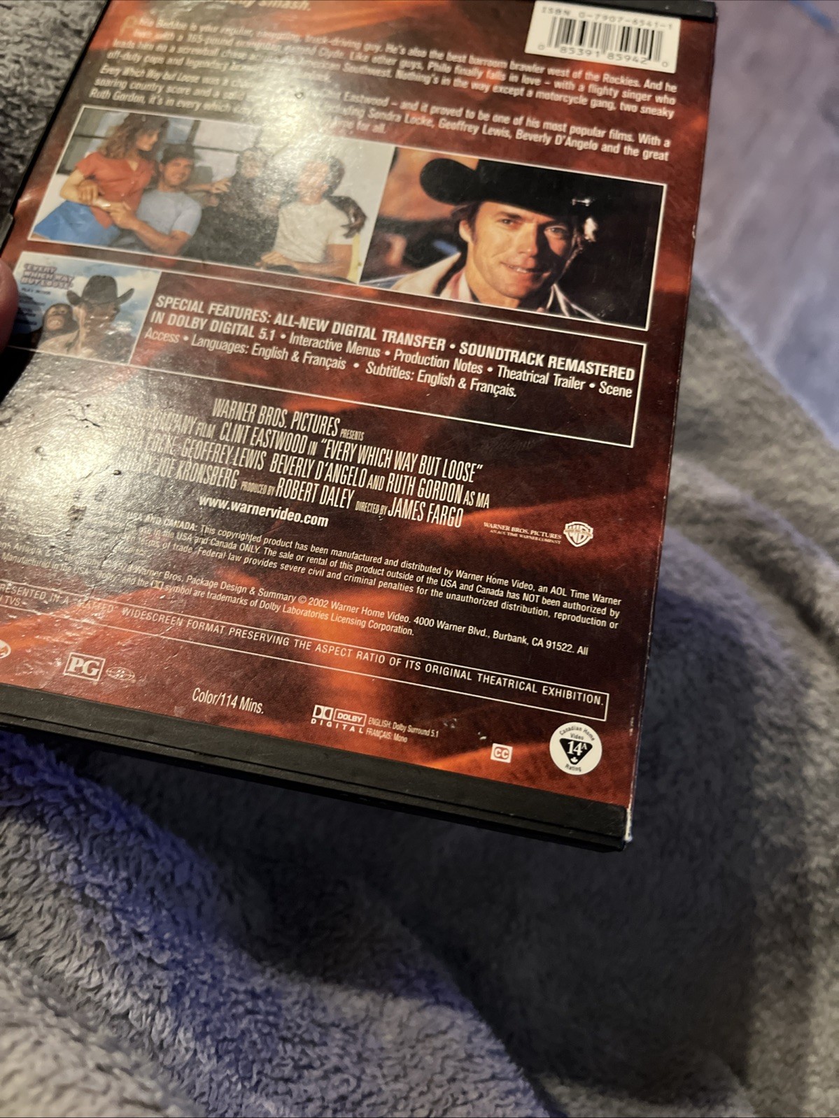 Every Which Way But Loose (1978) DVD. Clint Eastwood, Sondra Locke