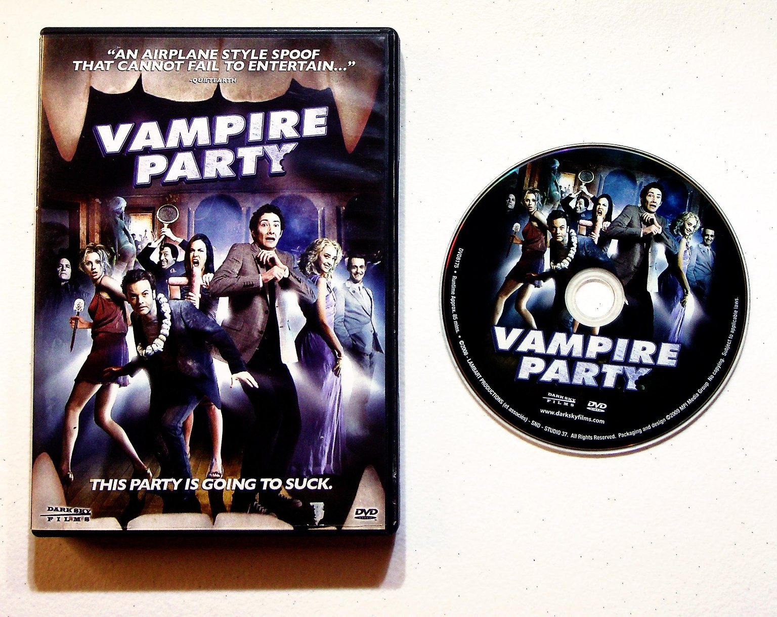 Vampire Party DVD 2008 French Comedy Horror NTSC Patrick Mille 85 Mins