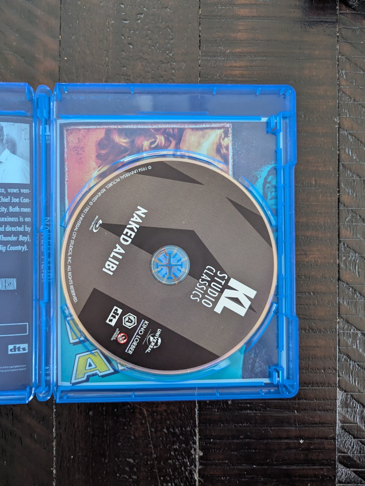Naked Alibi BLU-RAY Out of Print RARE Sterling Hayden / Gloria Grahame KINO OOP