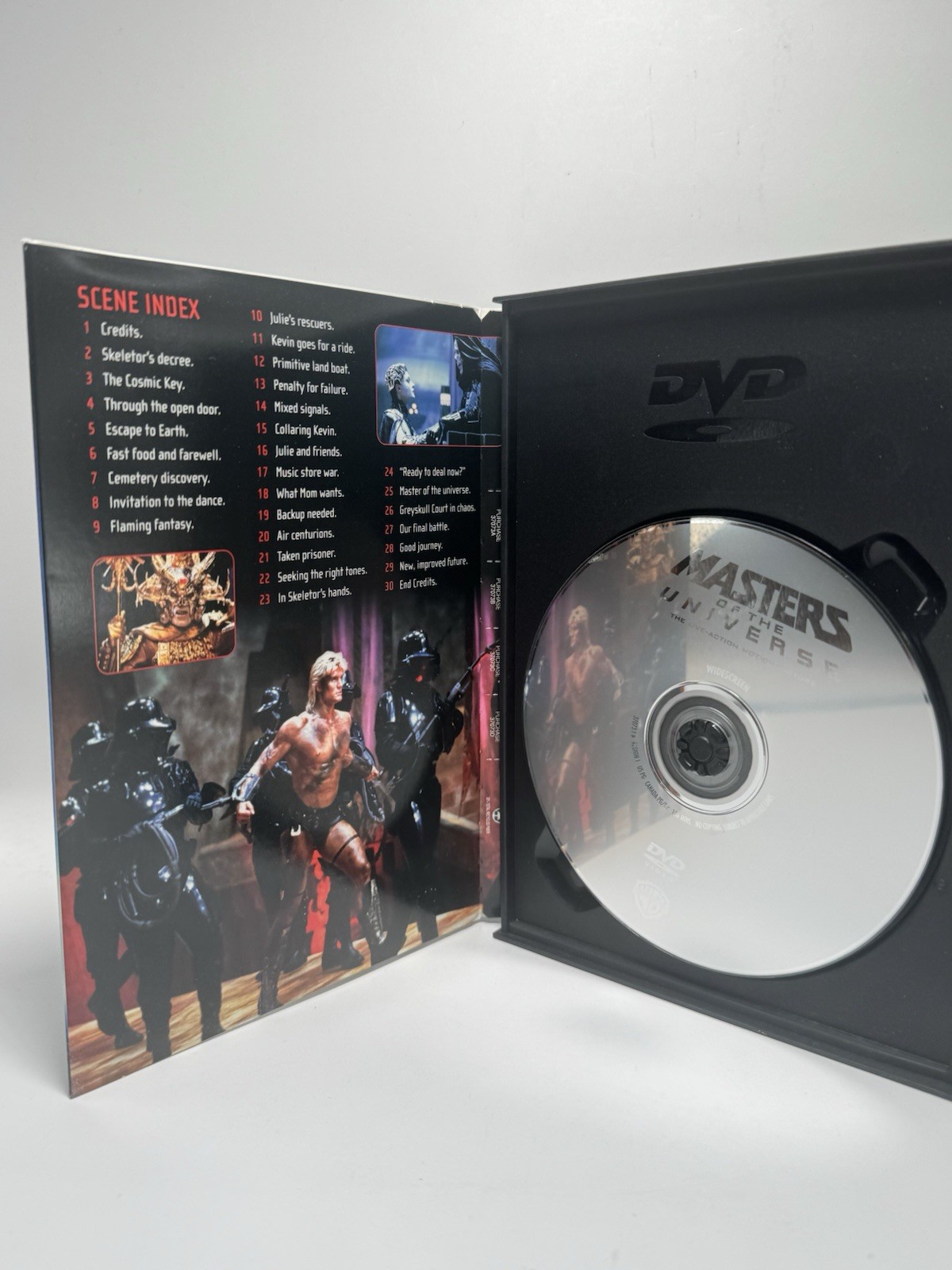 Masters of the Universe (DVD, 1987) Snapcase Dolph Lundgren, Courtney Cox
