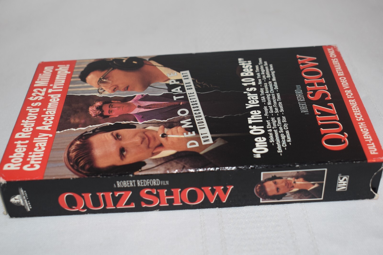 Quiz Show Full Length Screener PG13 143 Minutes Hollywood Pictures Company