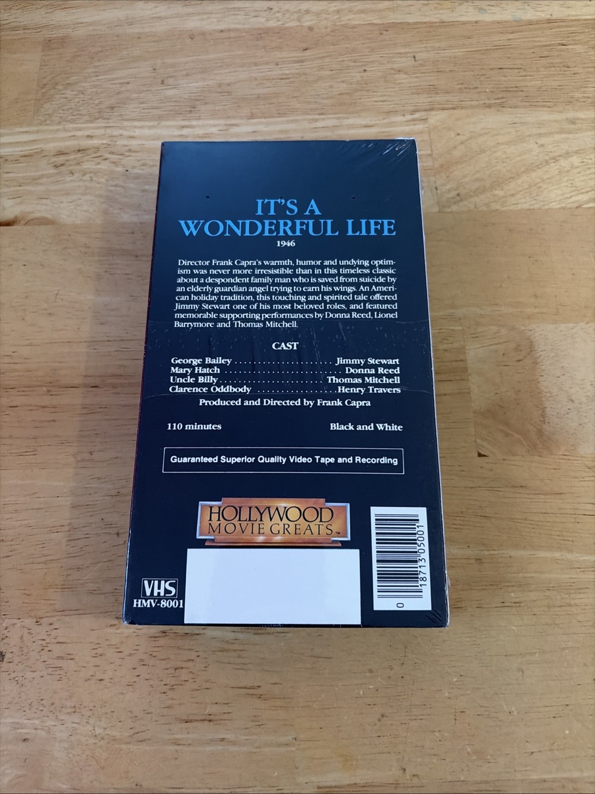 It’s a Wonderful Life Hollywood Movie Greats. VHS Brand New And Sealed
