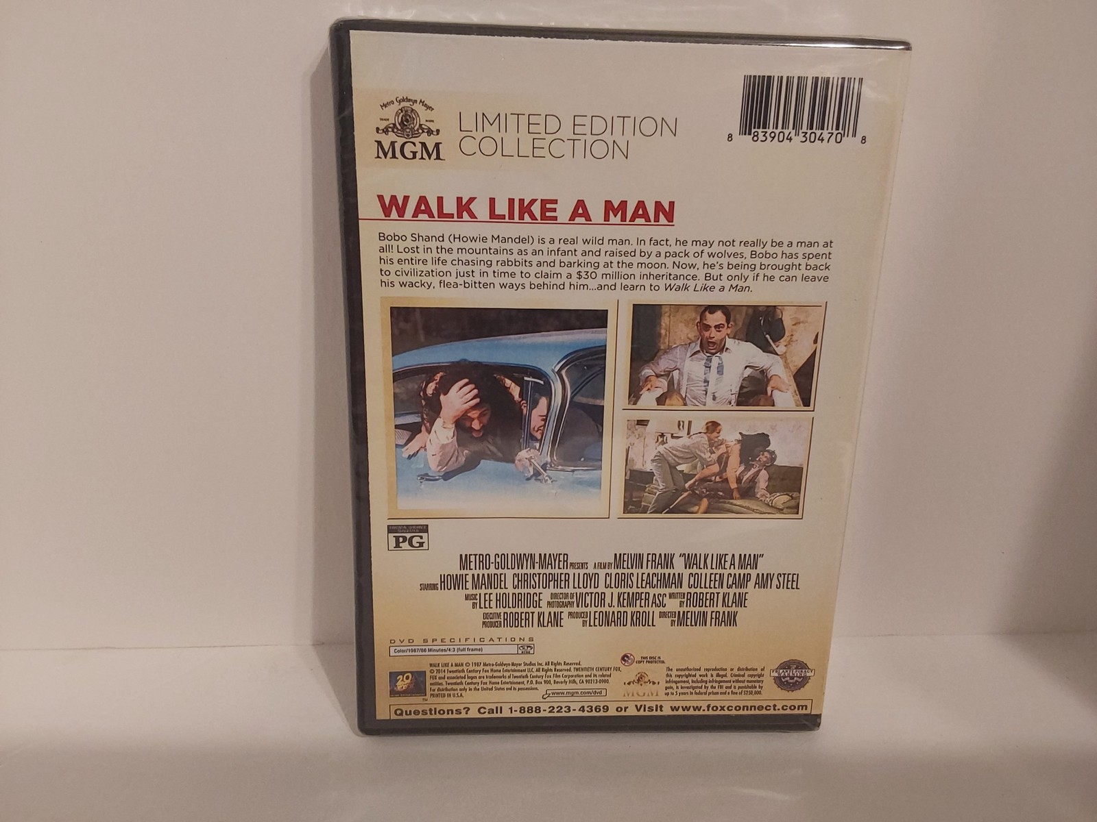 Walk Like A Man DVD Howie Mandell Christopher Lloyd – MOD