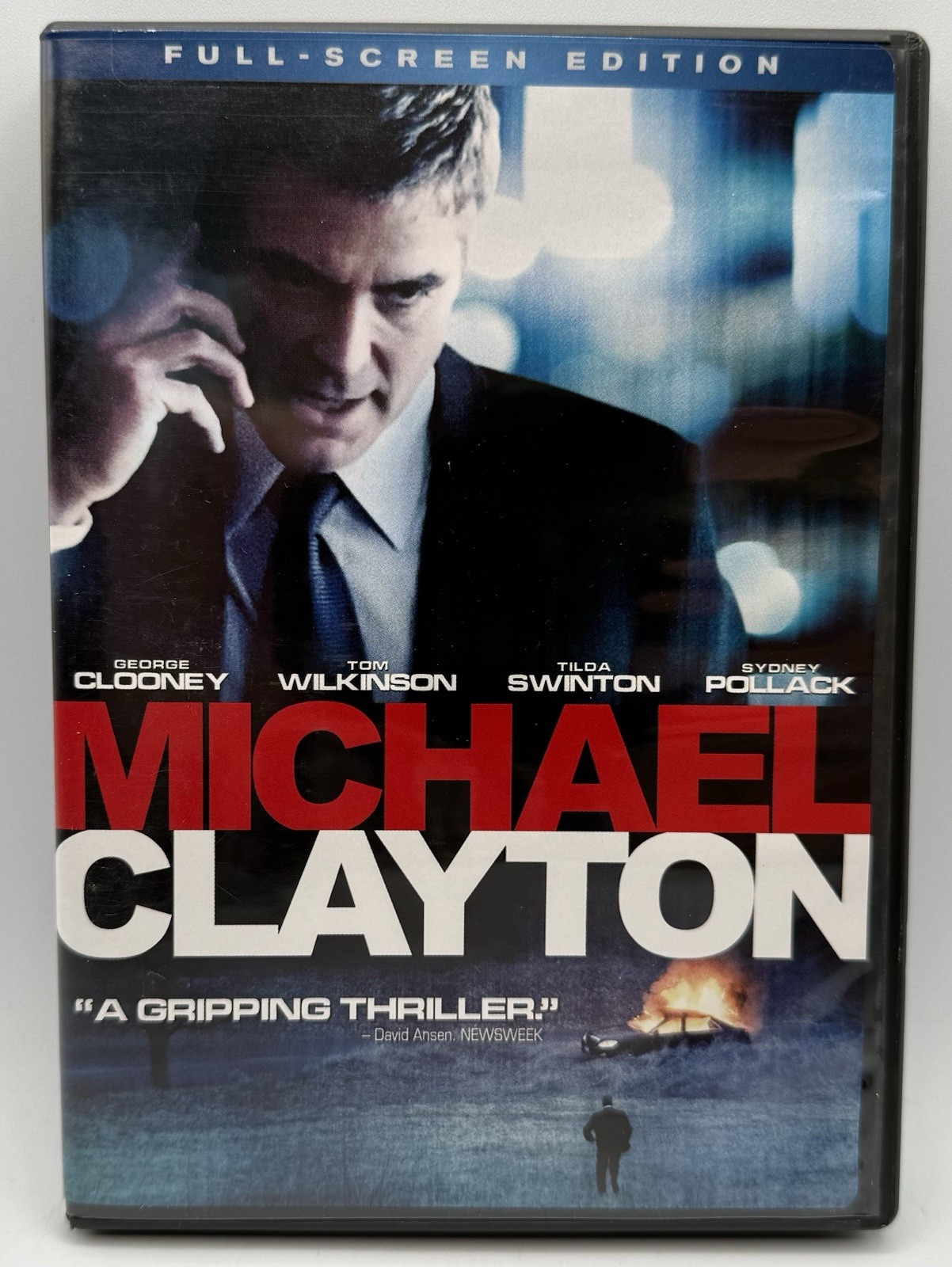 Michael Clayton DVD Fullscreen Version George Clooney Tom Wilkinson 2008