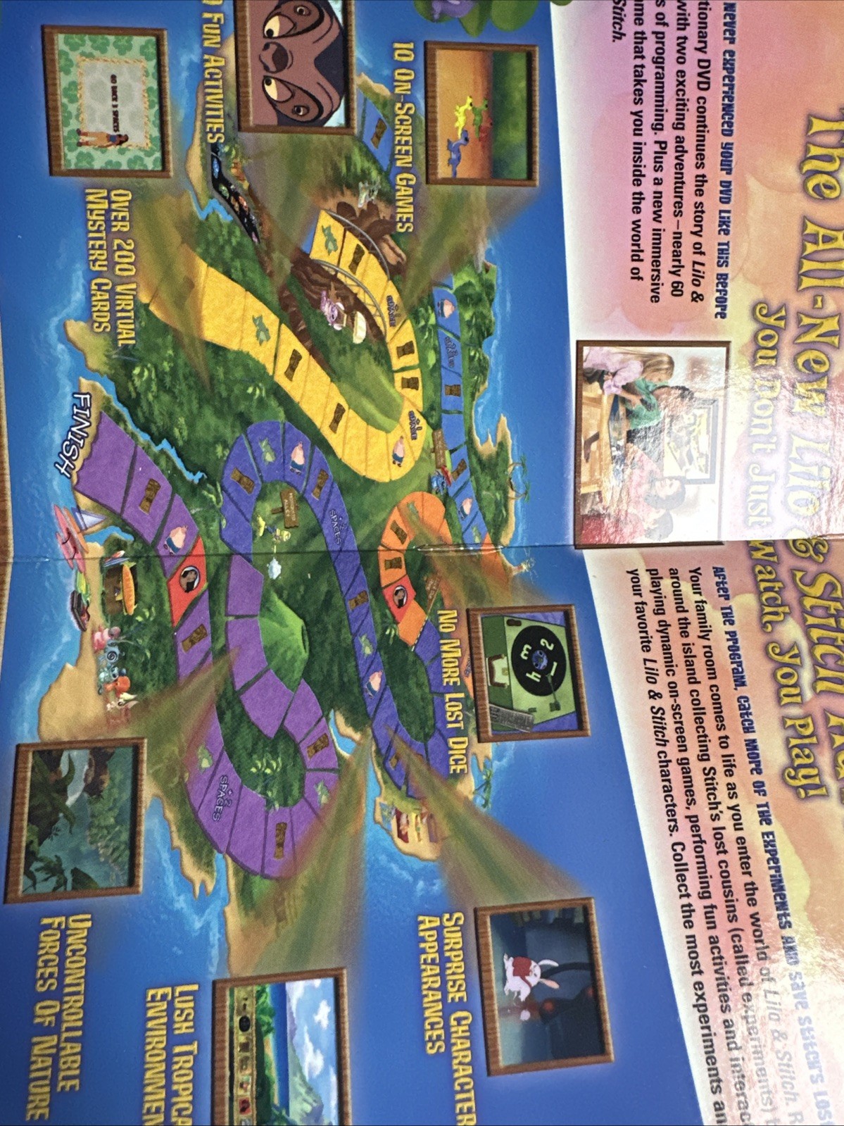 Lilo & Stitch’s Island of Adventures: Disney DVD Adventure Game 2003 DVD & Game