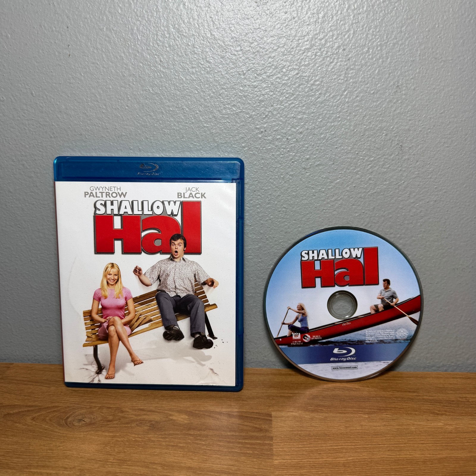 Shallow Hal (Blu-ray, 2012) 2001 Jack Black, Gwyneth Paltrow, Very RARE Oop