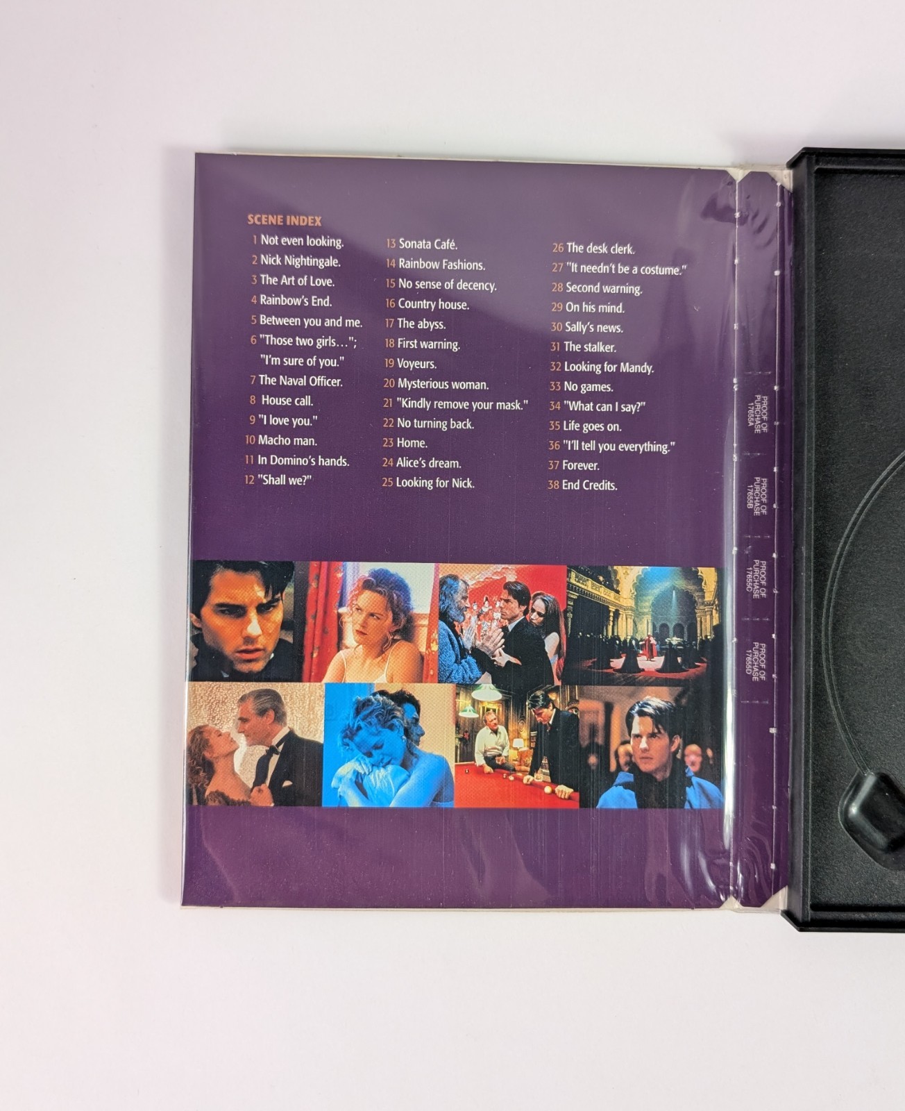 Eyes Wide Shut DVD 1999 Thriller Mystery Movie Warner Bros Pre-owned Kubrick