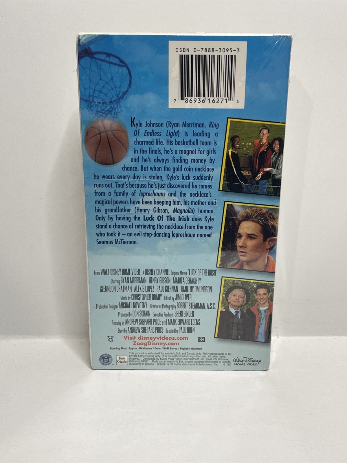Luck of the Irish VHS Blue Rare Disney Channel Original – New With Watermark