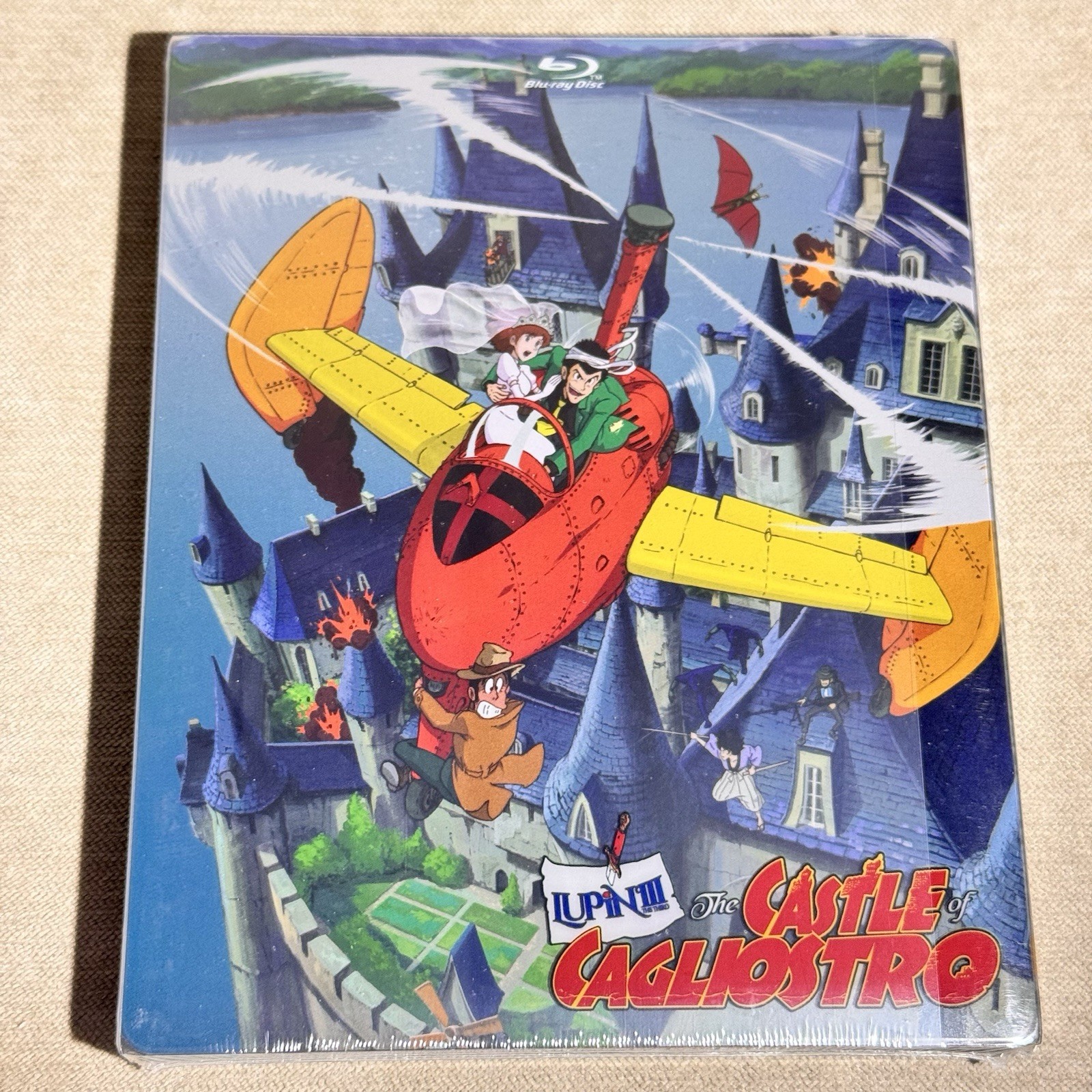 Lupin the 3rd The Castle of Cagliostro Steelbook Blu-Ray Crunchyroll Exclusive