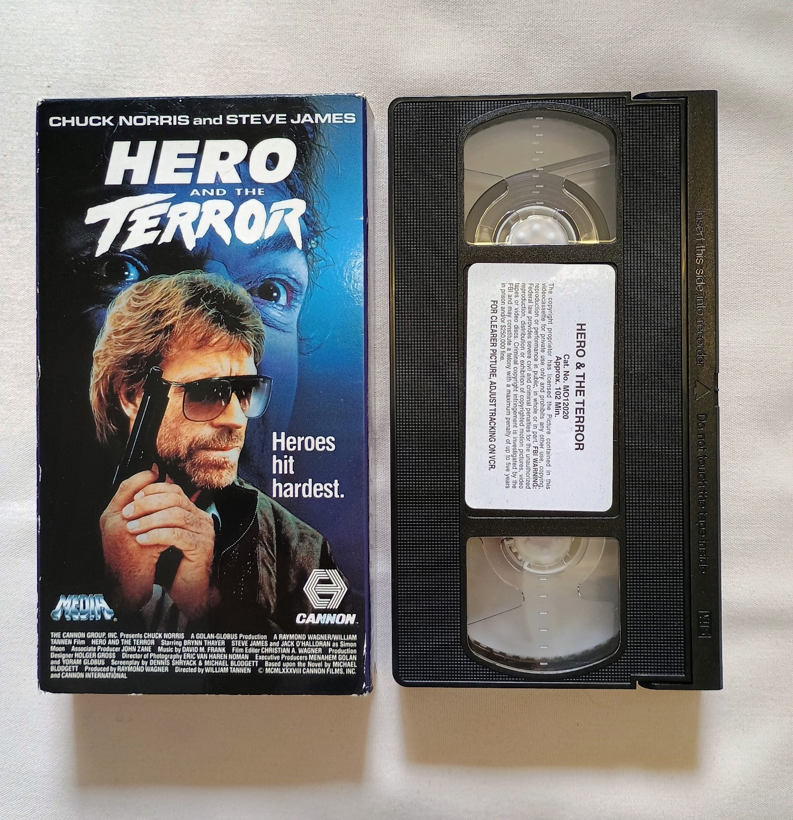 Chuck Norris VHS Lot Delta Force 2, Hero And The Terror