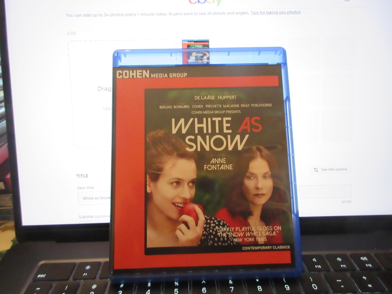 White as Snow (Blu-ray Disc, 2019) Cohen media group NICE!!!