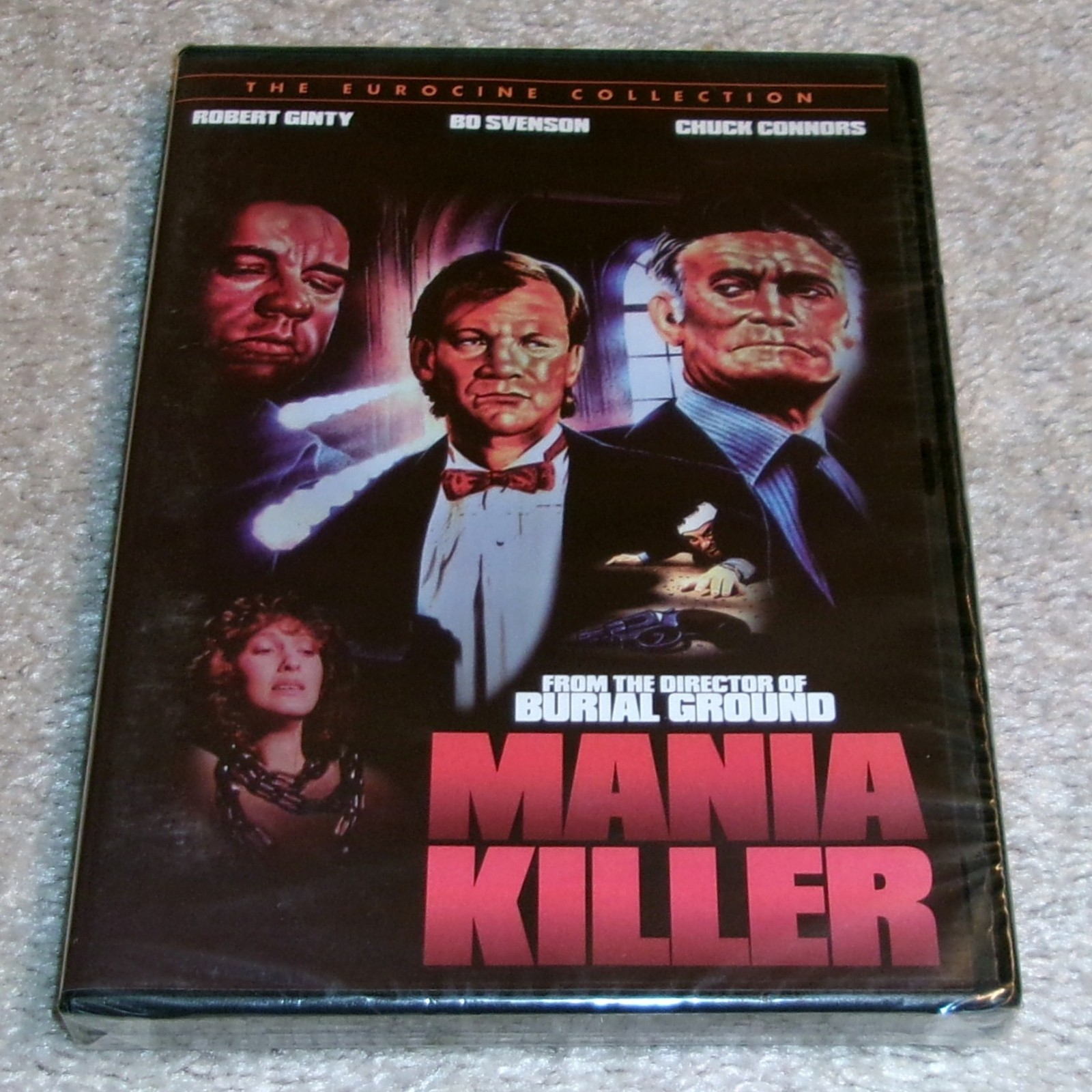 Mania Killer DVD Cult Euro Horror Eurocine Collection NEW