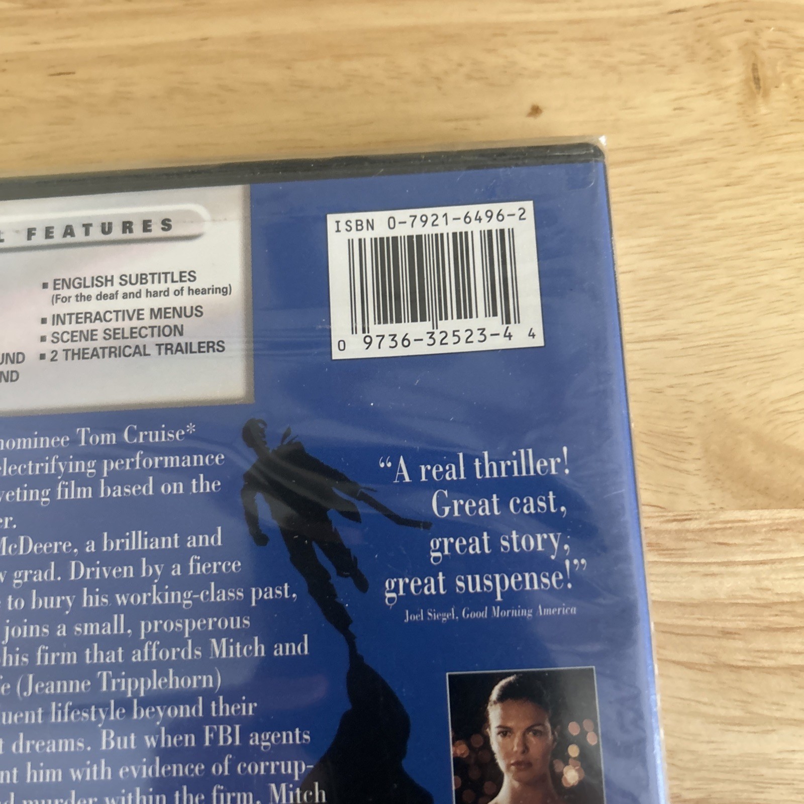 The Firm (DVD, 1993)Drama Tom Cruise Gene Hackman 2000 Edition- NEW Authentic US