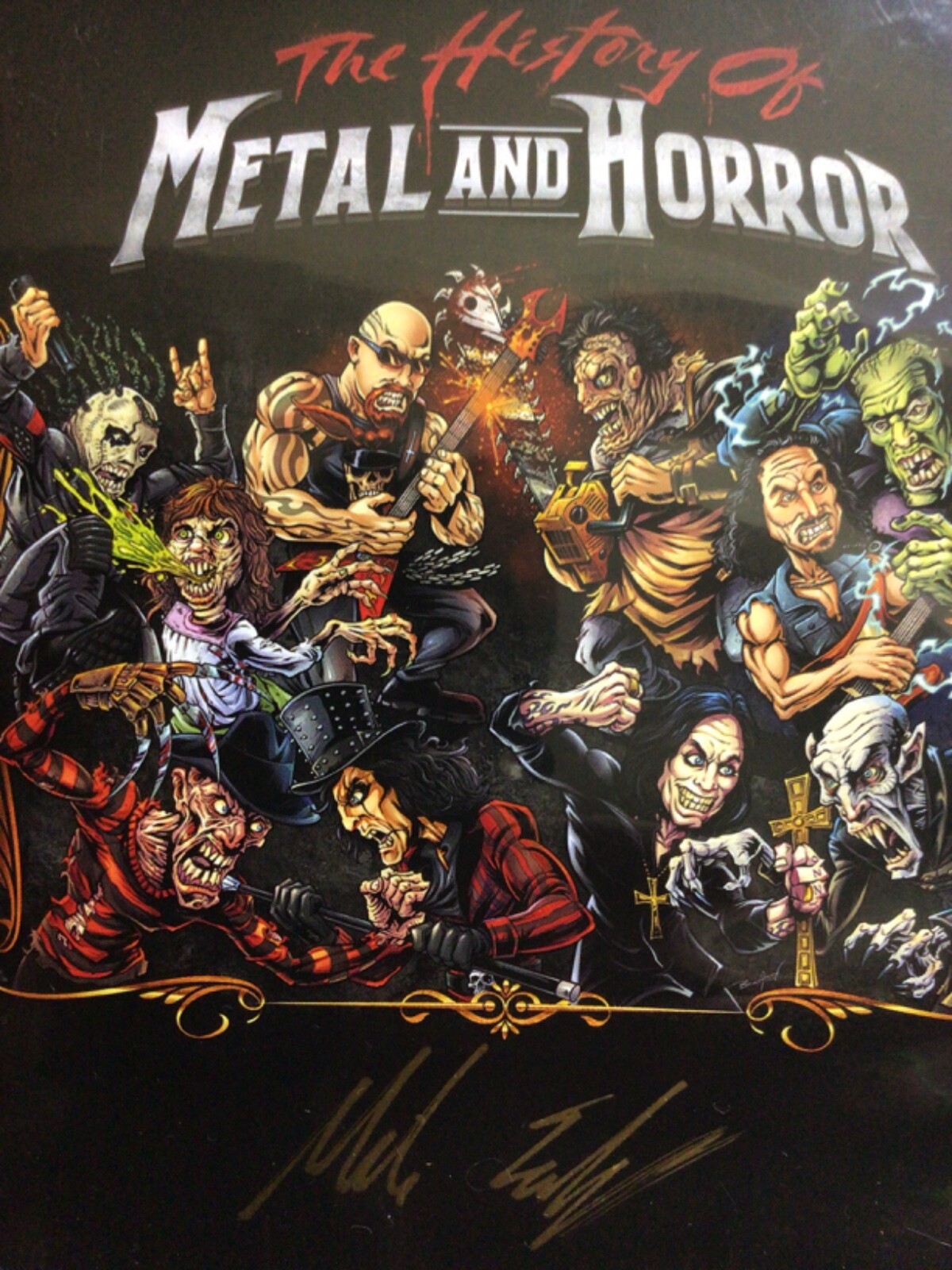 THE HISTORY OF METAL AND HORROR ~ BluRay ~ Graphics signed by Mike Schiff