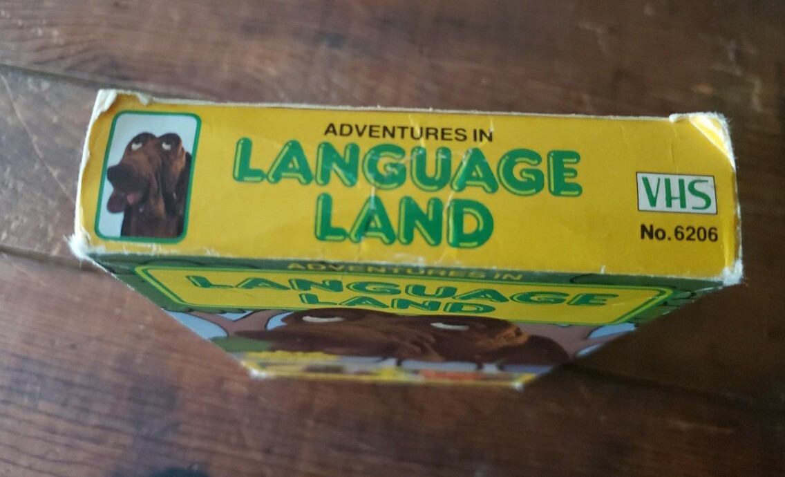 Rare Childrens VHS Adverntures In Language Word World Sentence City