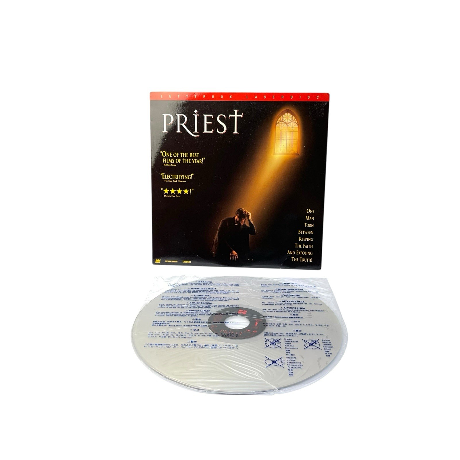 Priest Laserdisc Linus Roache, Tom Wilkinson, Robert Carlyle & Cathy Tyson