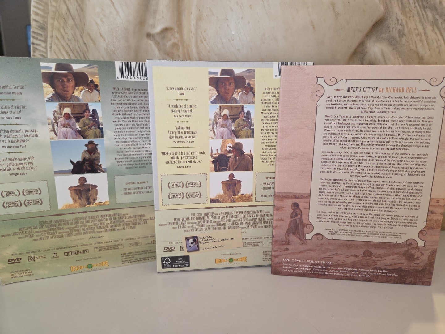 Meek’s Cutoff (DVD, 2010) Michelle Williams Western w/ Slip Covers